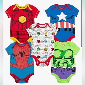 NEW MARVEL onesies 6-9 months